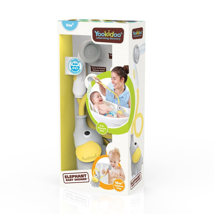 Yookidoo Elephant Baby Shower - Yellow