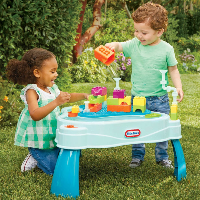 Little Tikes Build & Splash Water Table & 50pc Block Setia (LOCAL PICKUP ONLY)