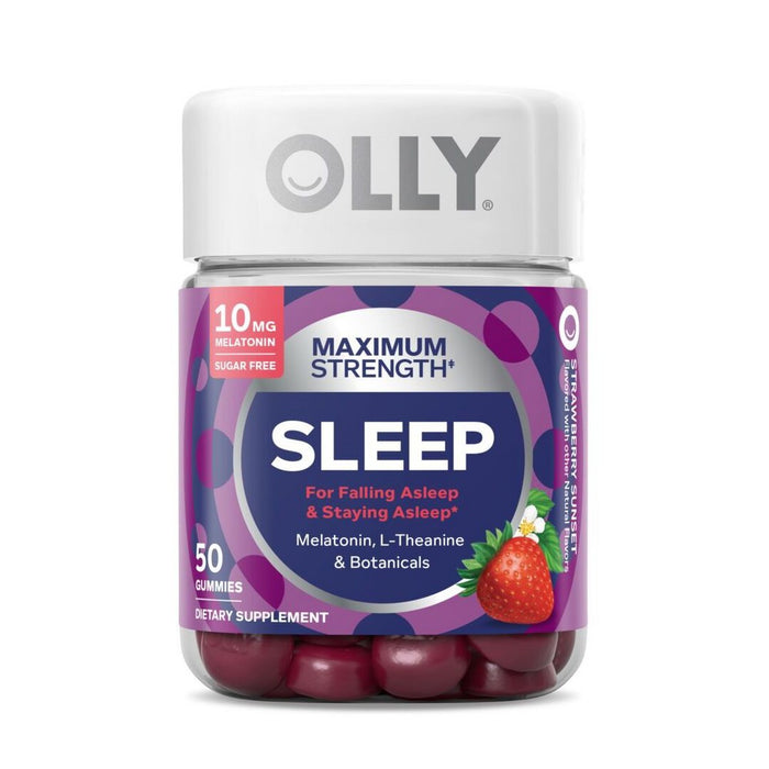 OLLY Maximum Sleep 10mg Gummies - Stawberry - 50ct