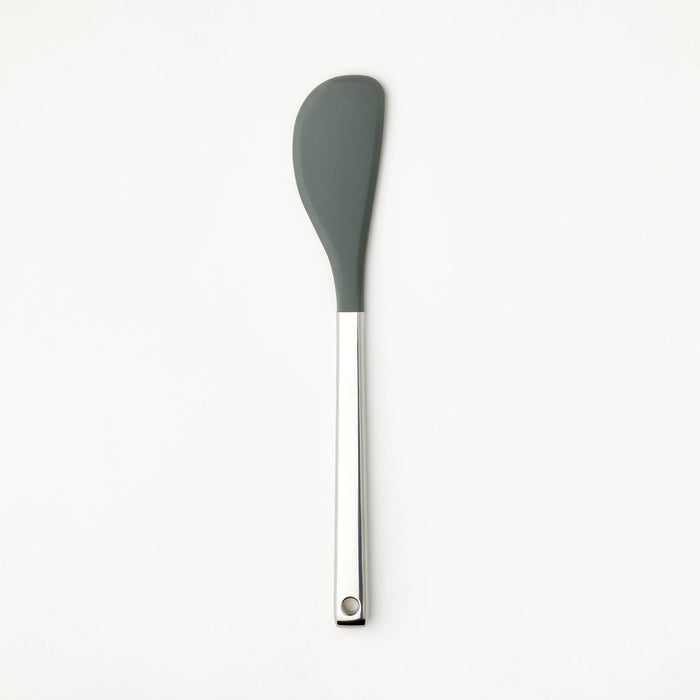 Stainless Steel and Silicone Spatula Dark Gray - Figmint