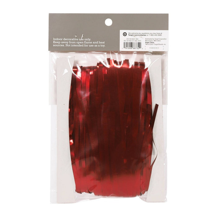 Fringe Backdrop Decor Red - Spritz