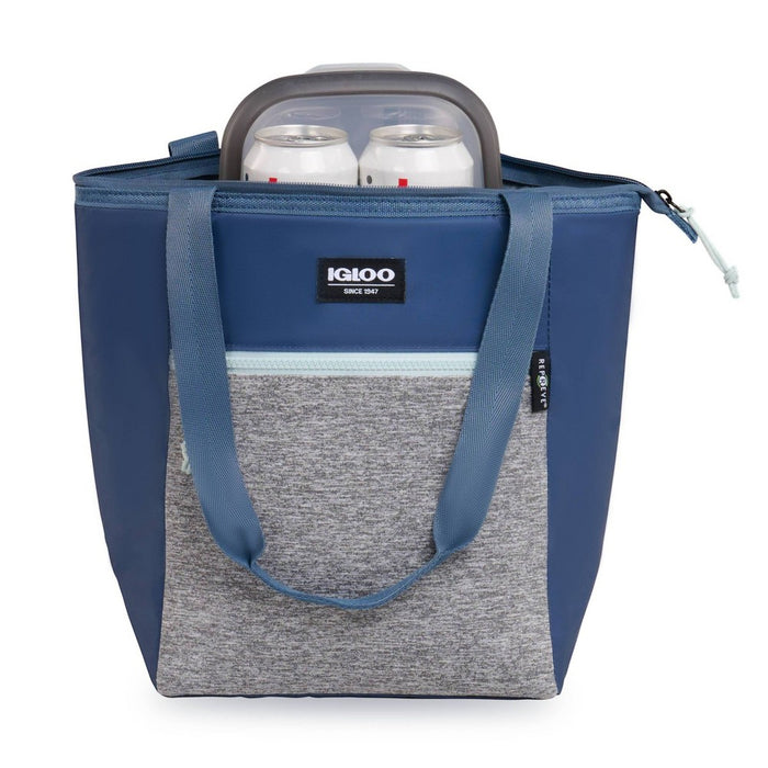 Igloo Repreve Active Classic Lunch Bag with Pack In - Blue Sea/Mist