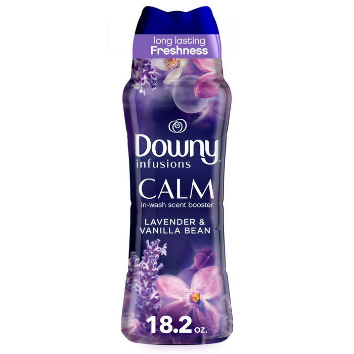 Downy Infusions Calm Lavender & Vanilla Bean Scent In-Wash Booster Beads - 18.2z