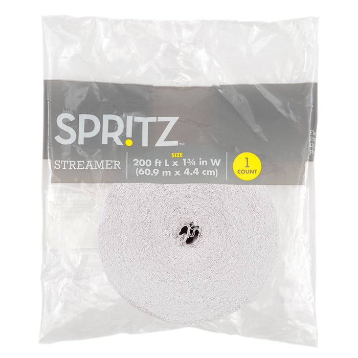 White Crepe Streamer - Spritz