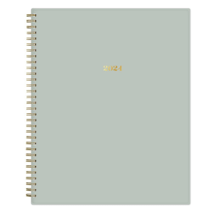 The Everygirl x Day Designer 2024 Planner 8.5"x11" Weekly/Monthly Soft Sage