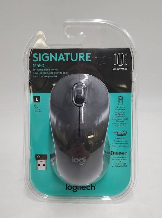 Signature M550 Wireless Mouse - Large - Graphite
