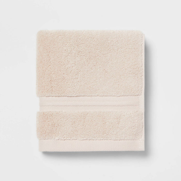 Spa Plush Washcloth Almond - Threshold