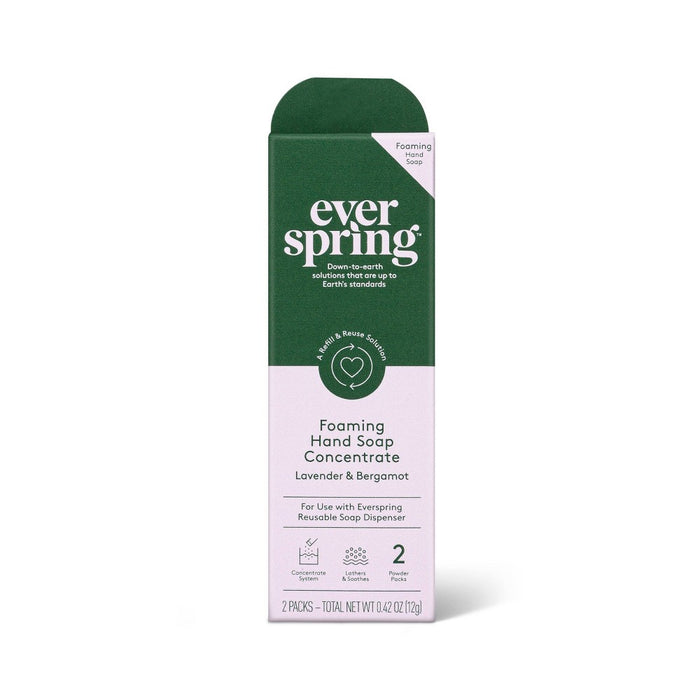 Ultra-Concentrated Hand Soap - Lavender & Bergamot - 0.21oz/2pk - Everspring