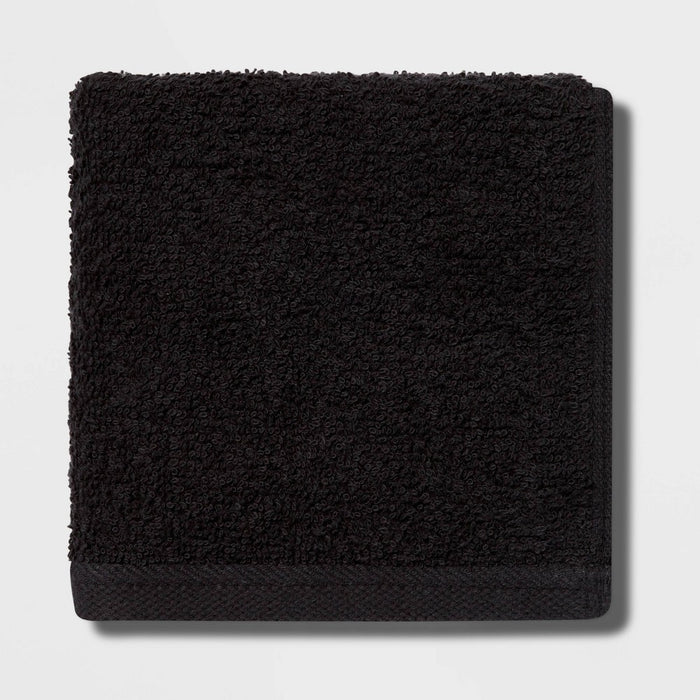 Everyday Washcloth Black - Room Essentials