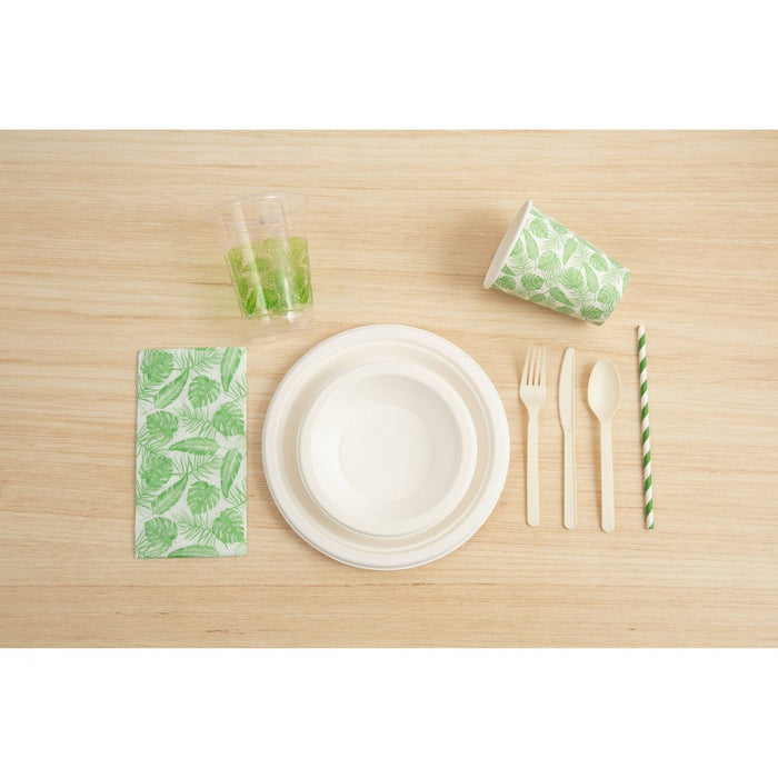 Hosted Compostable Printed Paper Straws - 50ct
