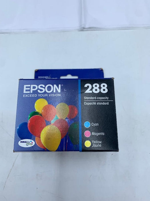Epson 288 3pk Ink Cartridges - C/M/Y (T288520-CP) - EXPIRED 05/2023