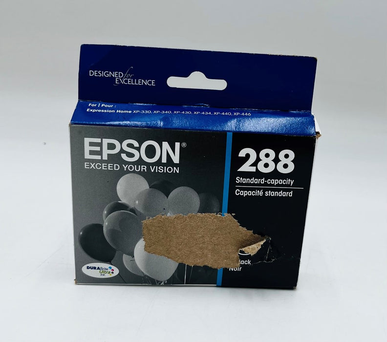 Epson 288 Single Ink Cartridge - Black (T288120-CP) *NEW & SEALED* EXP: 08/2026