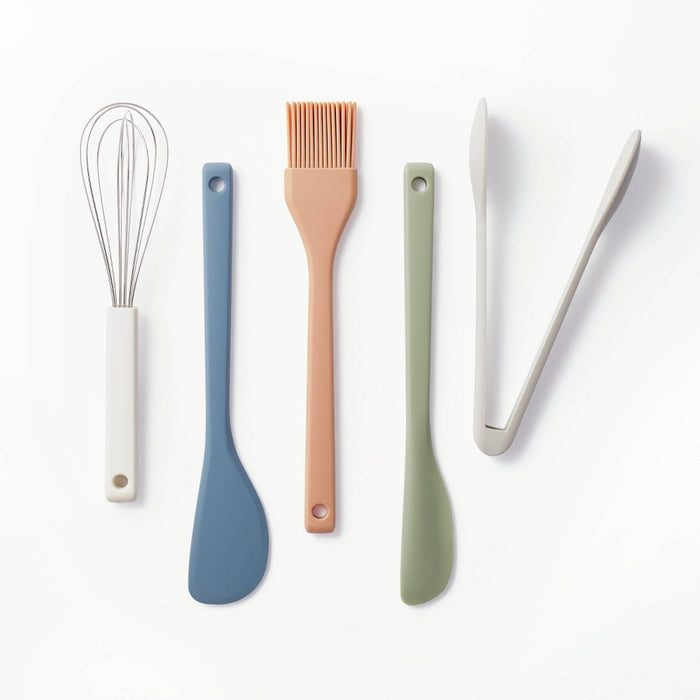 5pc Silicone Mini Kitchen Utensil Set - Figmint
