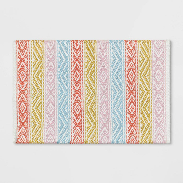Banded Striped Bath Rug - Opalhouse
