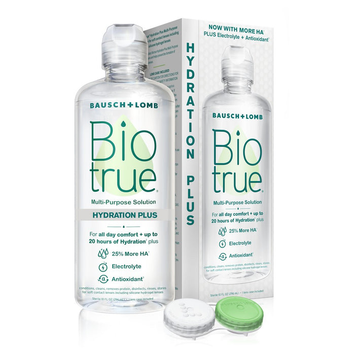 Biotrue Hydration Plus Contact Lens Solution - 10 fl oz