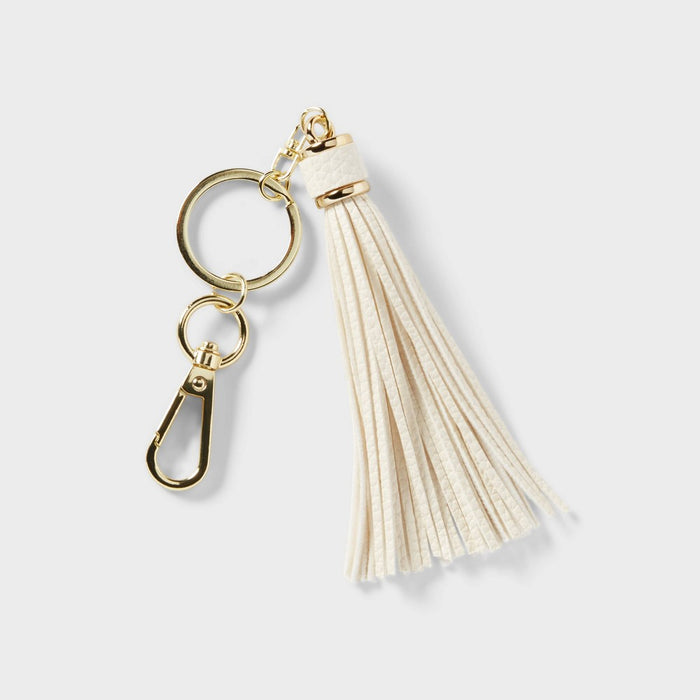 Tassle Keychain Cream/Gold - Opalhouse