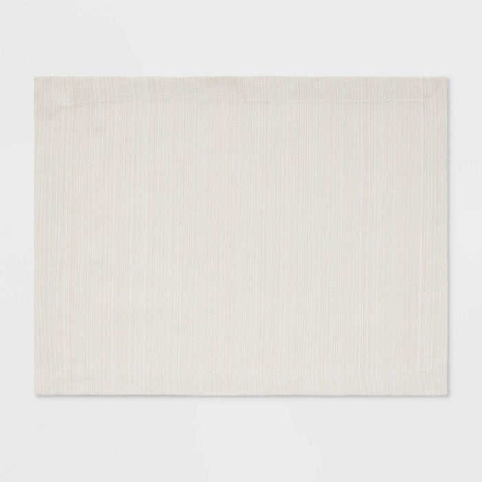 Cotton Solid Placemat Cream - Threshold