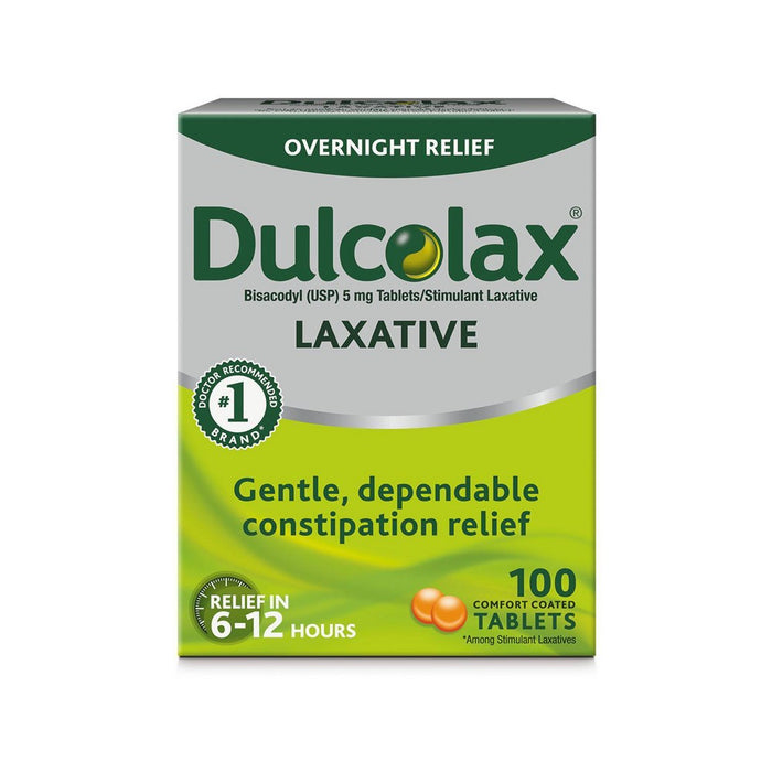 Dulcolax Gentle and Predictable Overnight Relief Laxative Tablets - 100ct