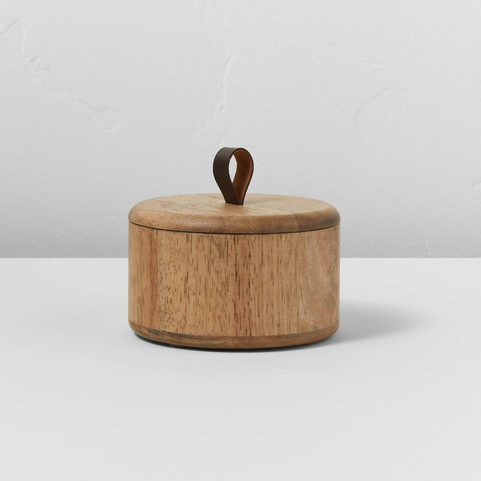 Wood Canister Brown - Casaluna