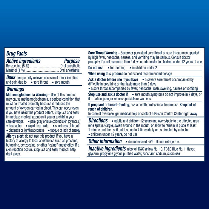 Vicks VapoCOOL Sore Throat Spray - Winterfrost - 6 fl oz