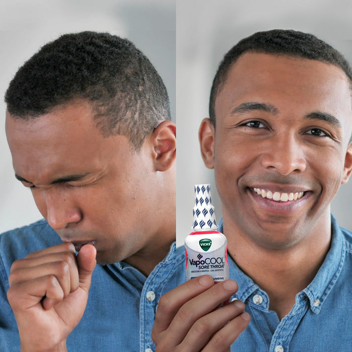 Vicks VapoCOOL Sore Throat Spray - Winterfrost - 6 fl oz