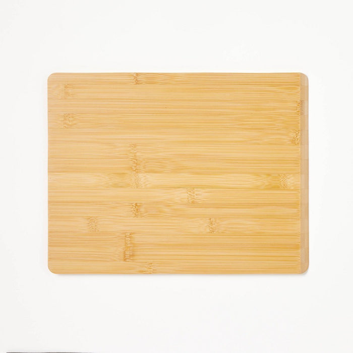 10"x13" Reversible Bamboo Cutting Board Natural - Figmint