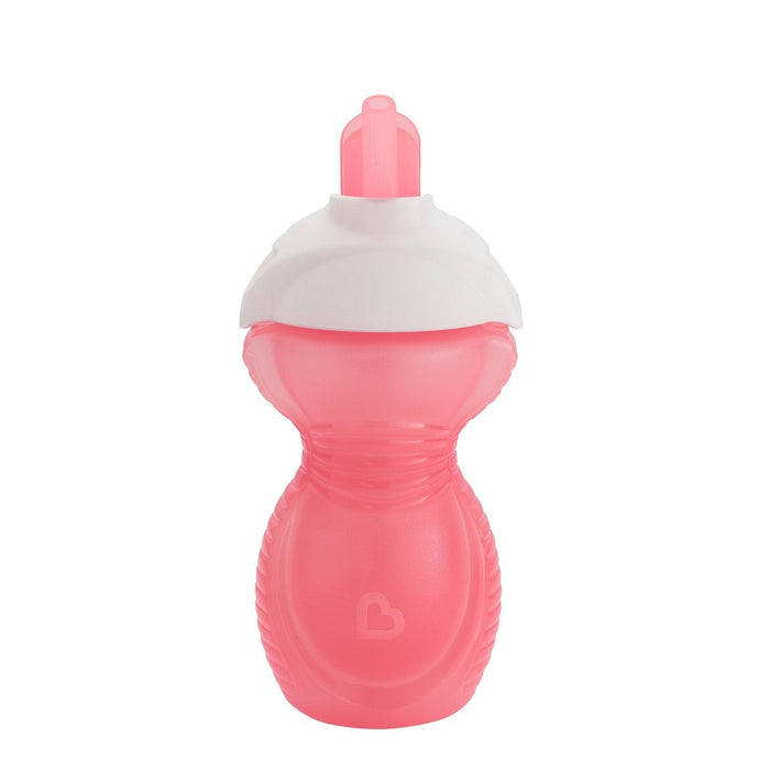 Munchkin Click Lock Flip Straw Cup - Pink - 9oz