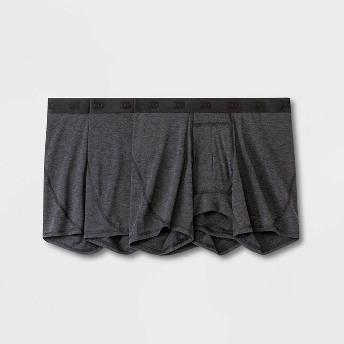 Men's Active 3pk Boxer Briefs - All In Motion Black L