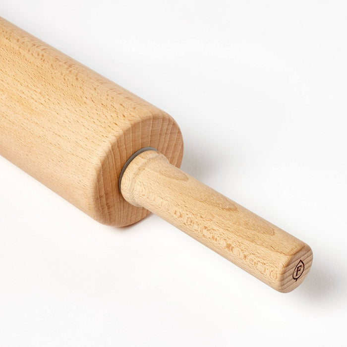 10" Wood Rolling Pin Light Brown - Figmint