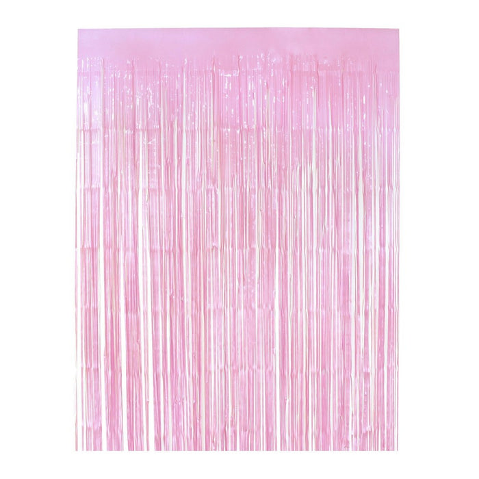 Rainbow Confetti Fringe Backdrop Lavender - Spritz