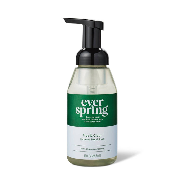 Unscented Foaming Hand Soap - 10 fl oz - Everspring