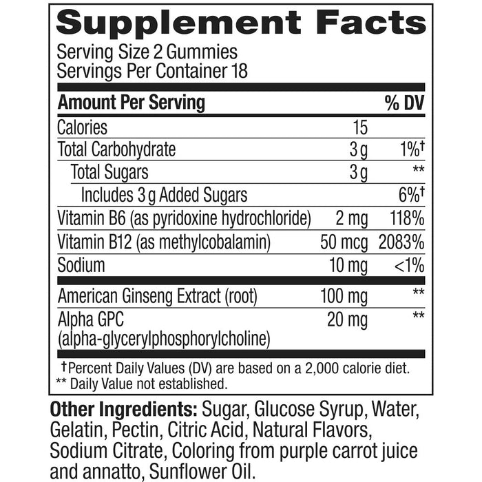 OLLY Laser Focus Gummies - Berry Tangy Tangerine - 36ct