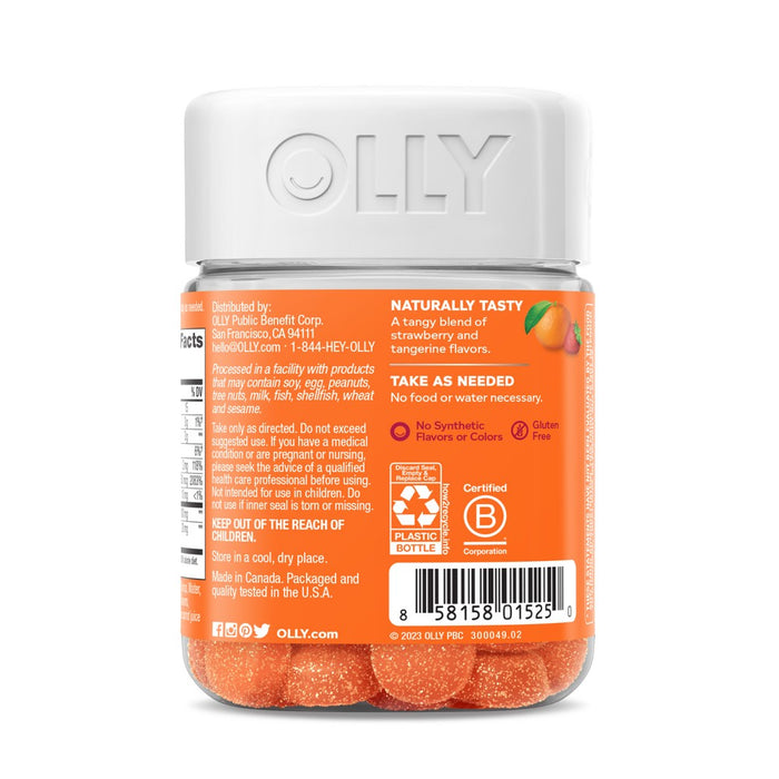 OLLY Laser Focus Gummies - Berry Tangy Tangerine - 36ct