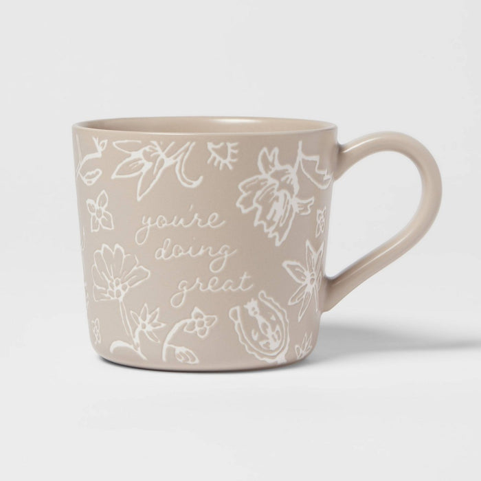 15oz Stoneware You're Doing Great Mug - Threshold