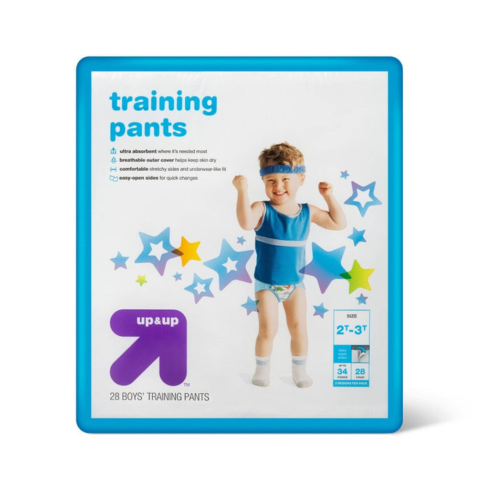 Boys' Training Pants Jumbo Pack - 2T-3T - 28ct - up & up