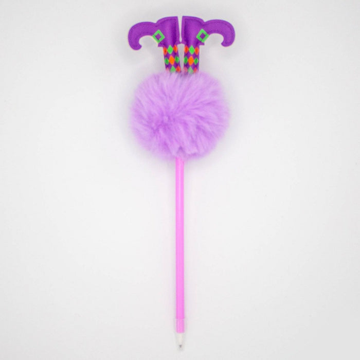 Witch Legs Halloween Puffy Topped Pens