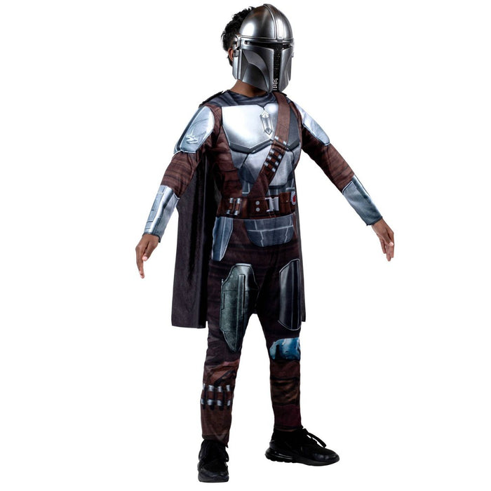 Kids' Star Wars: The Mandalorian Costume Jumpsuit with Mask - Large 12-14