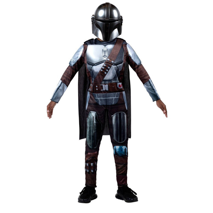 Kids' Star Wars: The Mandalorian Costume Jumpsuit with Mask - Large 12-14