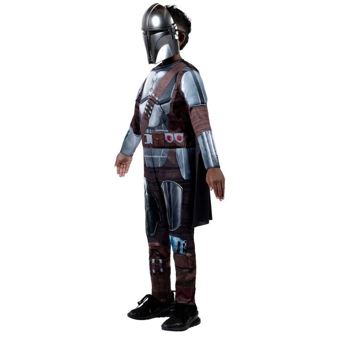 Kids' Star Wars: The Mandalorian Costume Jumpsuit with Mask - Large 12-14