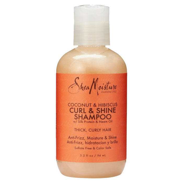 SheaMoisture Coconut & Hibiscus Curl & Shine Shampoo - 3.2 fl oz
