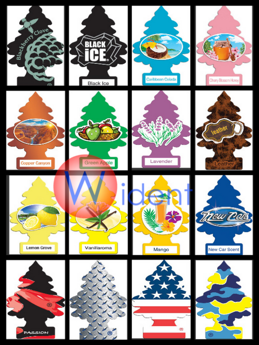 Little Tree Air Freshener, 3pk, Black Ice