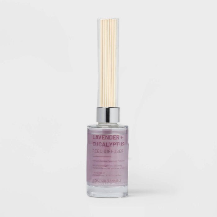 100ml Glass Reed Diffuser Lavender & Eucalyptus - Threshold