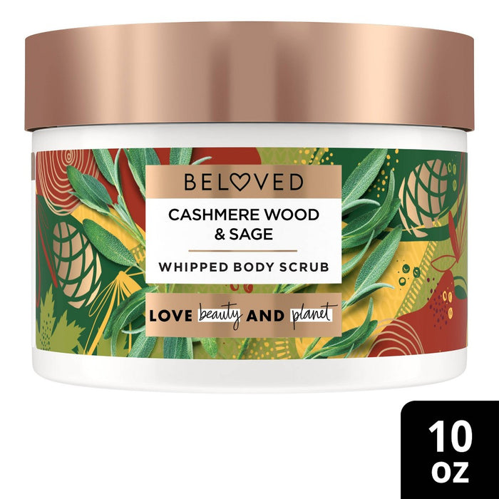 Beloved Cashmere Wood and Sage Body Scrub - 10oz