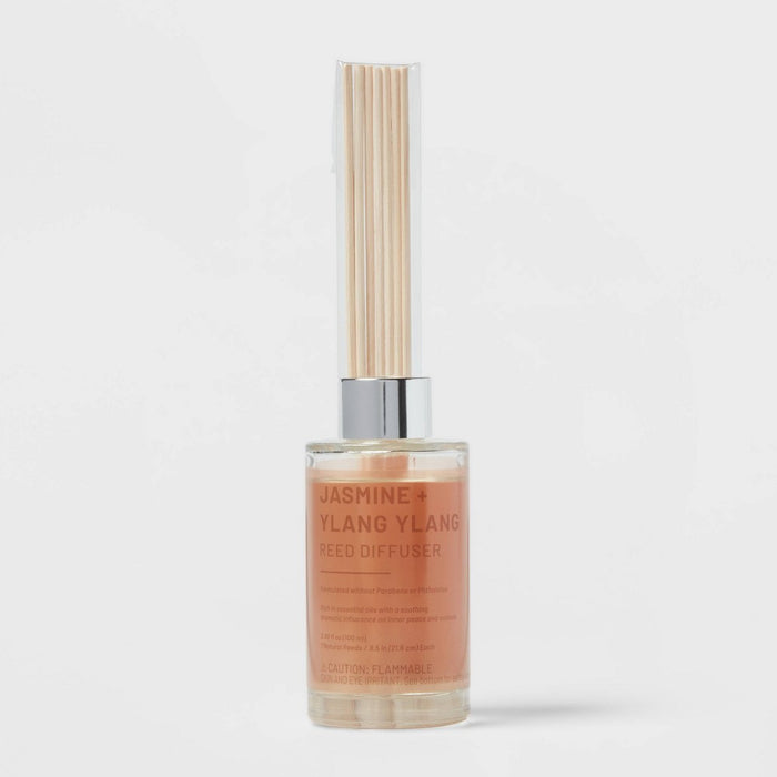 100ml Glass Reed Diffuser Jasmine & Ylang Ylang - Threshold