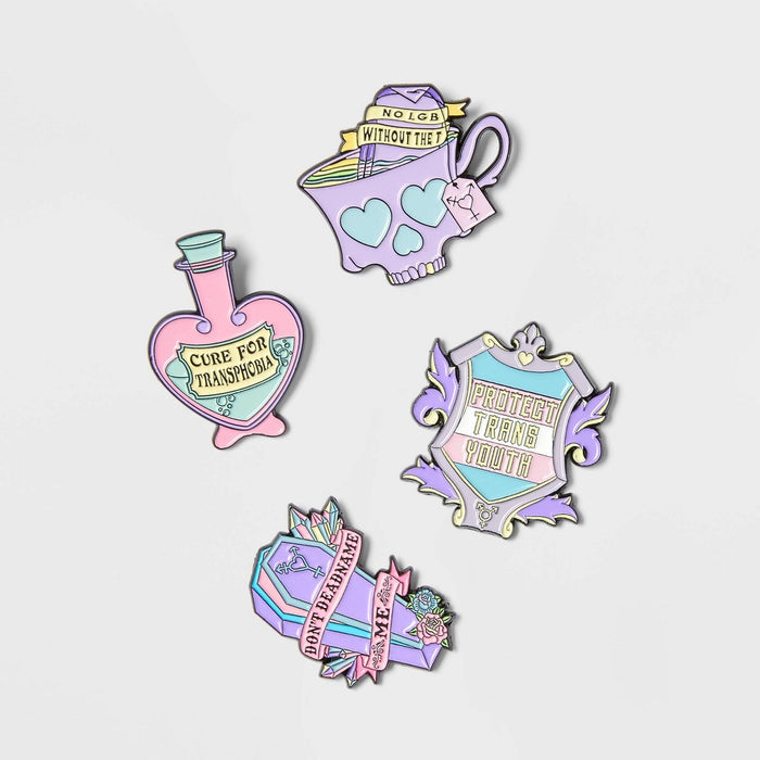 Pride Abprallen Hair Pin Set 4pc