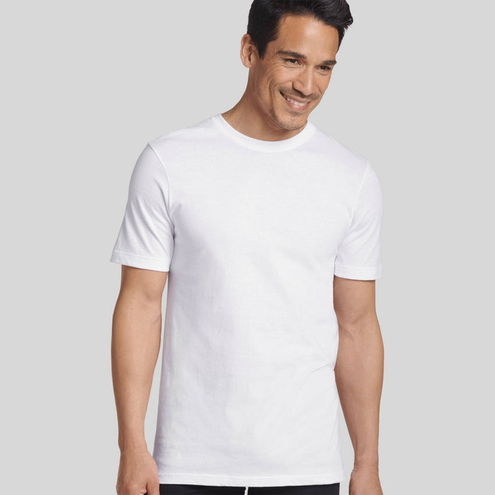 Jockey Generation Men's Stay New Cotton 3pk Crewneck Short Sleeve T-Shirt - White XXL