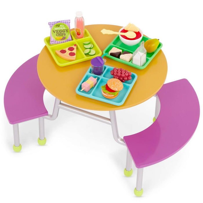 Our Generation Cafeteria Table School Accessory Set for 18" Dolls