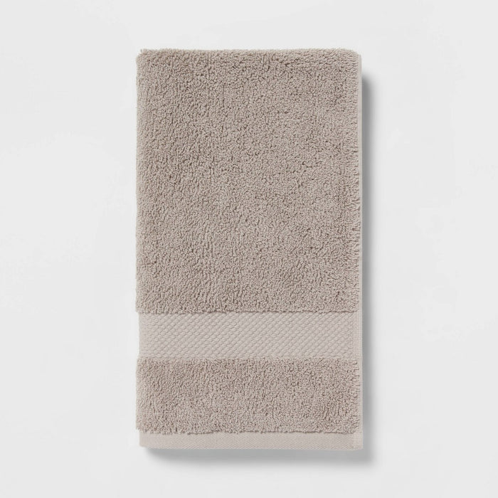 Performance Plus Hand Towel Light Gray - Threshold