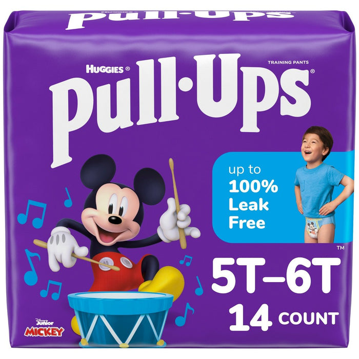 Pull-Ups Boys' Learning Designs Disposable Training Pants Giga Pack - Size 5T-6T - 14ct