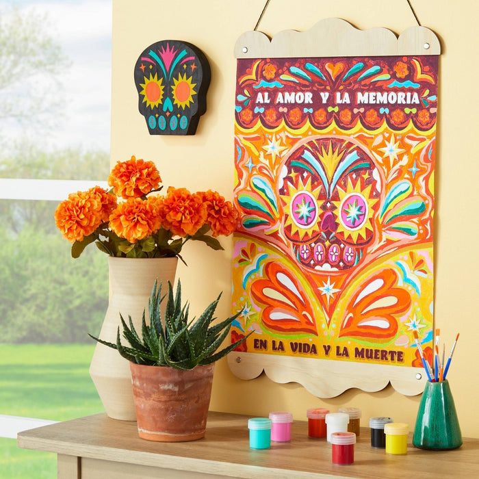 Dia de Muertos Paint By Number Kit - Mondo Llama